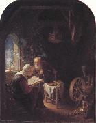 Gerrit Dou Tobit and Anna (mk33) oil painting on canvas